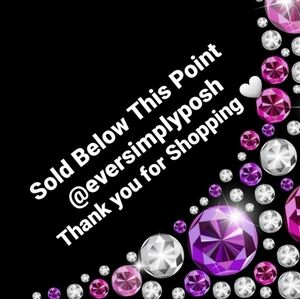 Sold Items Below This Point